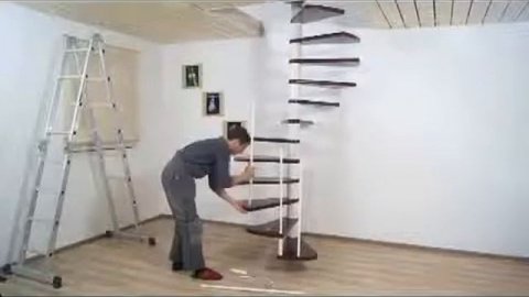 Тонкости монтажа винтовой лестницы