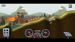 Hot Rod at Daily Races | Headwind Shortcut and Under the Cliff | Hill Climb Racing 2