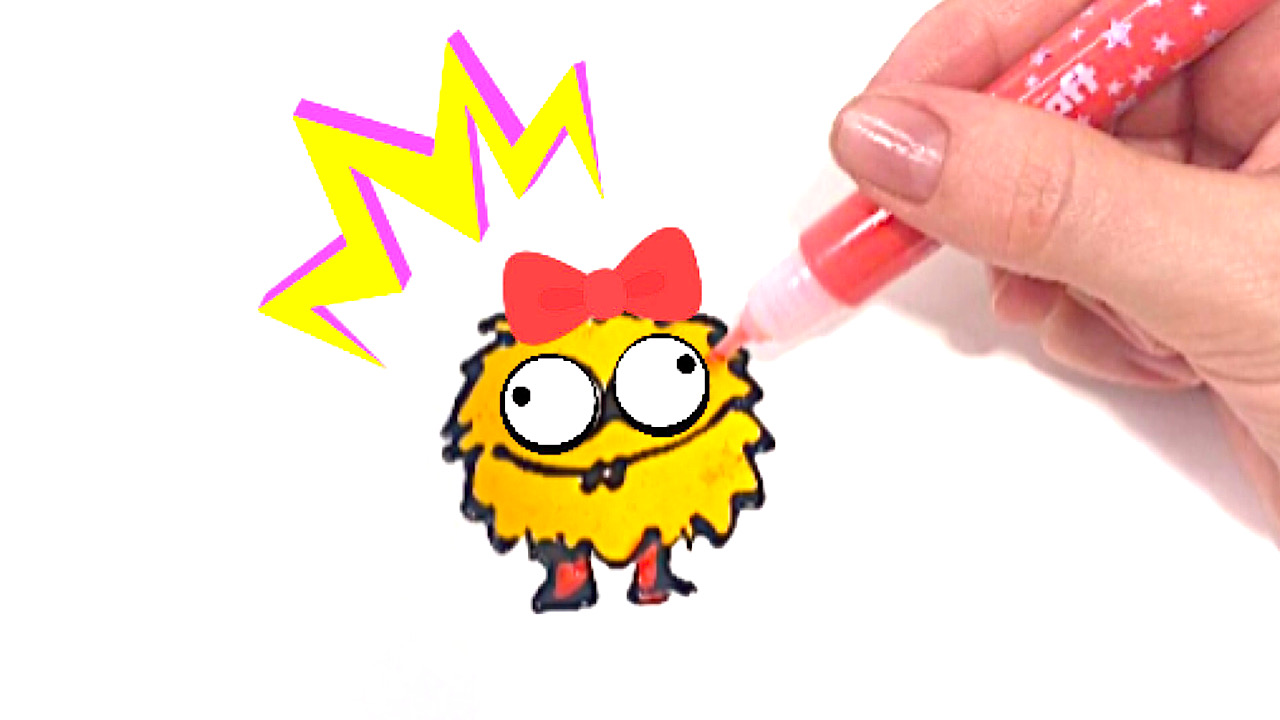 Рисуем и раскрашиваем витражи монстриков.Учим увета. смотреть онлайн