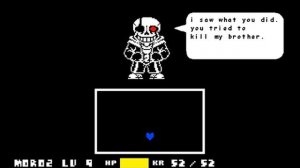 No Hit Undertale Disbelief Sans Fight - beta. Undertale Fan-Game