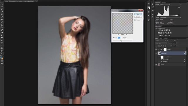 Быстрая ретушь кожи смотреть онлайн