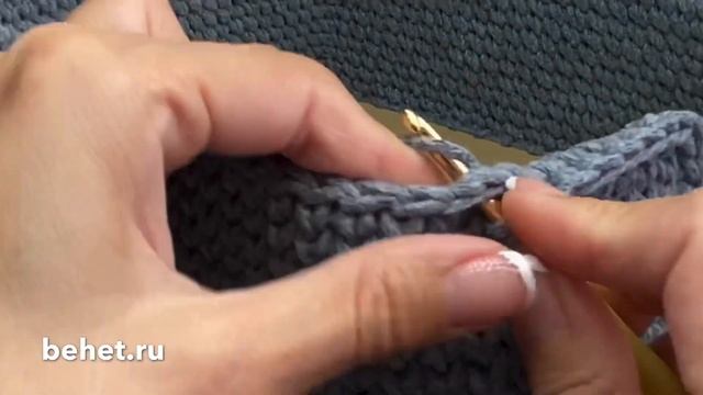 Чёткий угол при вязании корзины смотреть онлайн