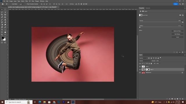 How to Make a Circular Pixel Stretch in Photoshop l Adobe Photoshop Tutorial смотреть онлайн