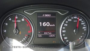 Audi A3 8V 1.4 TFSI 125PS 0-100 0-200 0-220 (125hp 92kW)