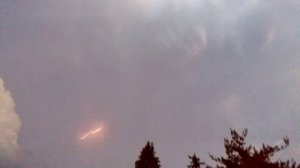 UFO FILMED during AMAZING Lightning storm over Bensenville il july 13th 2015