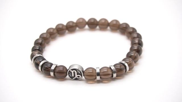 Браслет подарок Козерогу из раухтопаза смотреть онлайн