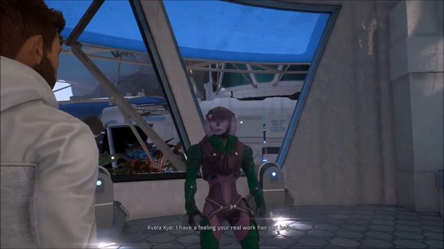 Mass effect Andromeda Avela Kjar Romance - After the battle Of Meridian смотреть онлайн