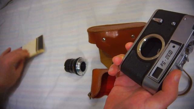 Фотоаппарат ФЭД-5в со штатным объективом Индустар И-61 Л/Д 2.8/53, 1981 год выпуска смотреть онлайн