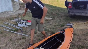 Сборка байдарки Таймень 3. Установка фальшбортов.