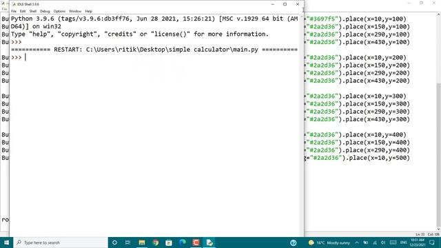 How to Create a Simple Calculator Using Python | GUI Tkinter Project