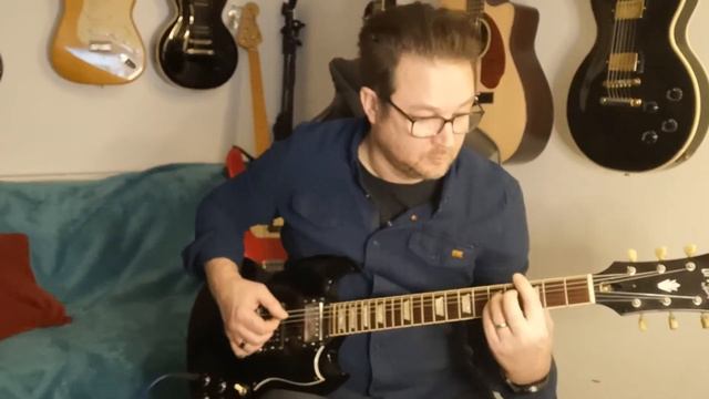 Orville By Gibson 1990 Black with Seymour Duncan pickups. смотреть онлайн