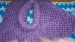 Манишка крючком узором "пиксель", просто и быстро.