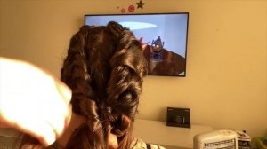 koşum saç modeli / harness hairstyle / причёска из жгутов волос /