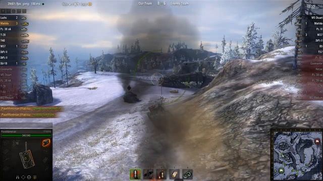 WOT: Arctic Region - Matilda - 3 frags - смотреть онлайн