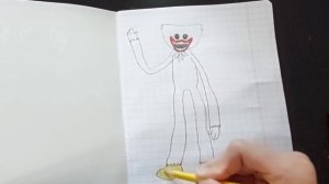 Как нарисовать ХАГИ ВАГИ персонаж poppy playtime / How to draw hagi vag