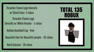 DESIGNER ROBLOX OUTFITS (Boys)