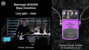 The best budget overdrive/preamp for Bass? The behringer BOD-400