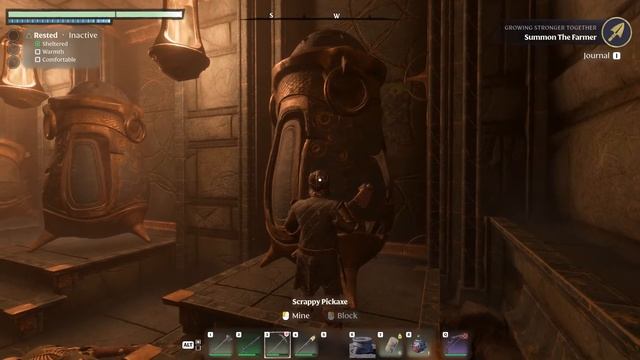 Enshrouded - part 6 on my dedicated server- multiplayer with friends-lets find the hunter- steam pc