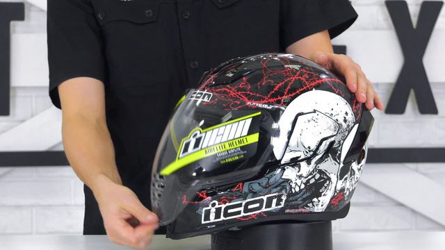 Мотошлем ICON AIRFLITE SKULL18