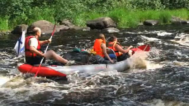 река Воньга - Карелия 2009 год МЫ.wmv смотреть онлайн