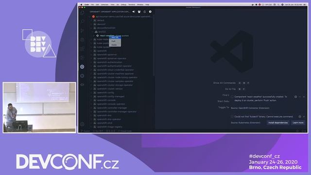 Developer Experience for OpenShift 4.x on Azure - DevConf.CZ 2020