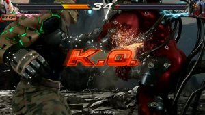 Tekken 7 Gameplay - Jack-7 Vs Gigas