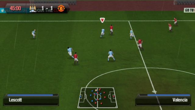 Manchester City vs Manchester United - FIFA 13 Sony PSP gameplay! смотреть онлайн