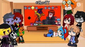 FNF React To Vs Starecrown (New Update) ⚠️Flashlight Warning⚠️|FRIDAY NIGHT FUNKIN|ElenaYT.