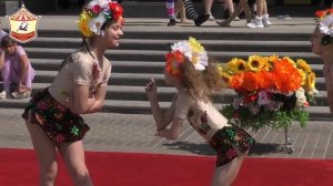 1 part. Performance of young gymnasts in the circus show "Children's Day in the Belarusian  Circus"