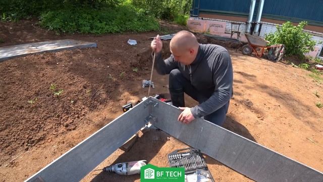 Высокие грядки из плоского шифера BF Tech смотреть онлайн