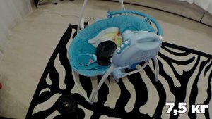 Электронные качели 2в1 Babyton ТЕСТ НА НАГРУЗКУ!!!!