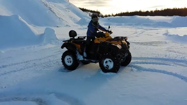 Cfmoto x6. Снежный дрифт смотреть онлайн