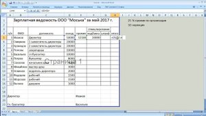как ... сделать зарплатную ведомость в Excel