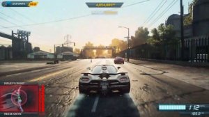 Koenigsegg Agera R vs Police Chase Heat Level 6 Extreme Escaped NFS Most Wanted