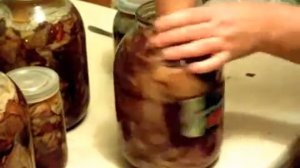 Хранение  Солёные грибы  при комнатной температуре