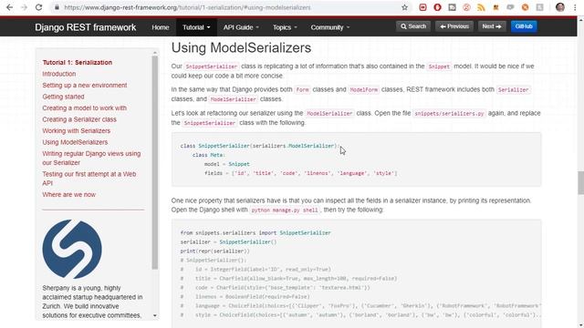Serializers (Django REST Framework)