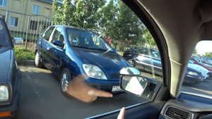 Заезд в гараж задним  ходом. Как заехать в гараж когда впереди много места? САМЫЙ  ПРОСТОЙ СПОСОБ.