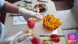 МК букет из сухофруктов | цветок из манго | МК букет из манго