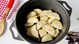 Баклажаны с базиликом на зиму