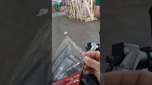 Жесть! , в Транспортной компании, повредили упаковку мотоцикла