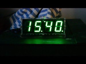 Электронные часы на светодиодах своими руками.