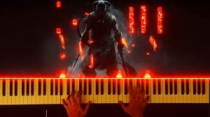 Dragonborn - Skyrim Theme - Piano Version