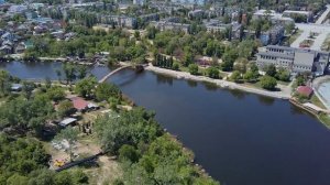 Novomoskovsk aerial view. Новомосковск с высоты птичьего полета.