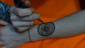 мандала!!! как рисовать хной, how to draw henna