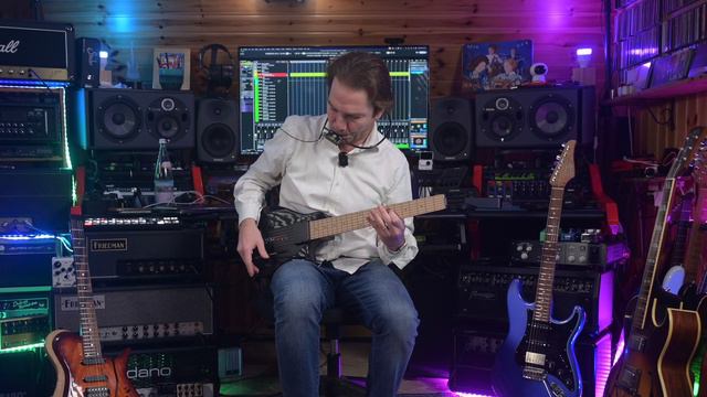 Playing a soprano SAX with a guitar: this is awesome! |TEContro breath controller, SWAM virtual sax смотреть онлайн