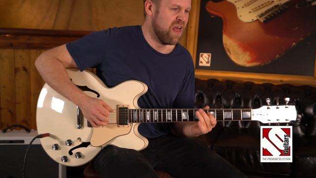 2017 Gibson ES 335 Big Block Classic White | Guitar Demo смотреть онлайн