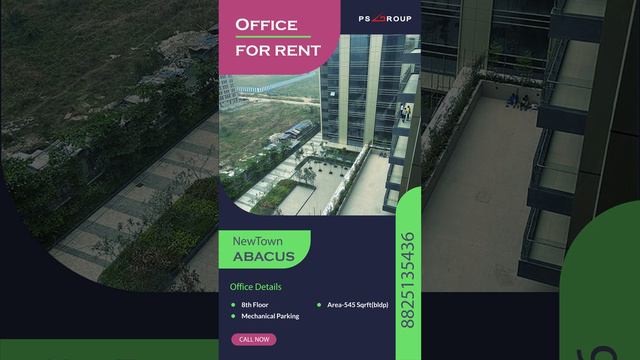 Commercial Office Space for Rent | Abacus Building | Newtown Kolkata | Action area 1