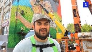 В Волгограде появился мурал с российским солдатом-освободителем