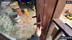 Установка алюминиевой двери в беседки! Остекление беседки