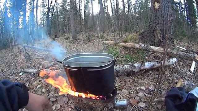 Турбопечка для больших котлов. Попытка №2. 5литров за 30 минут